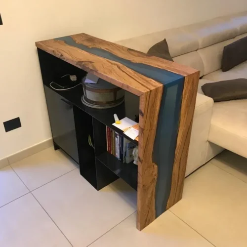 Consolle in legno resina